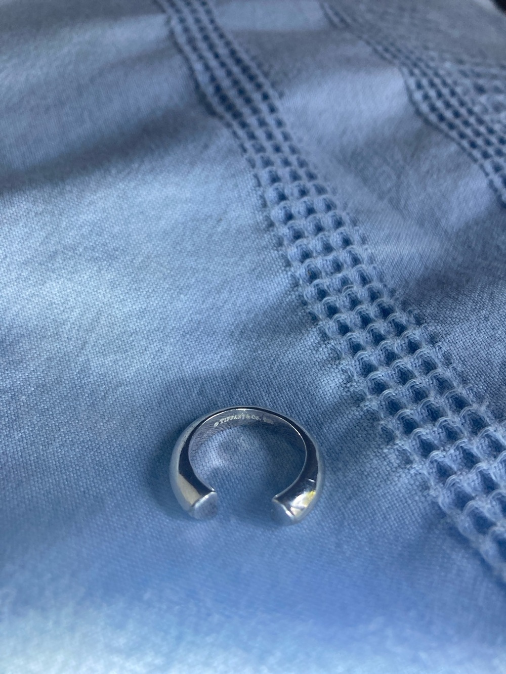 Tiffany & Co. Open Heart Sterling Band - Silver